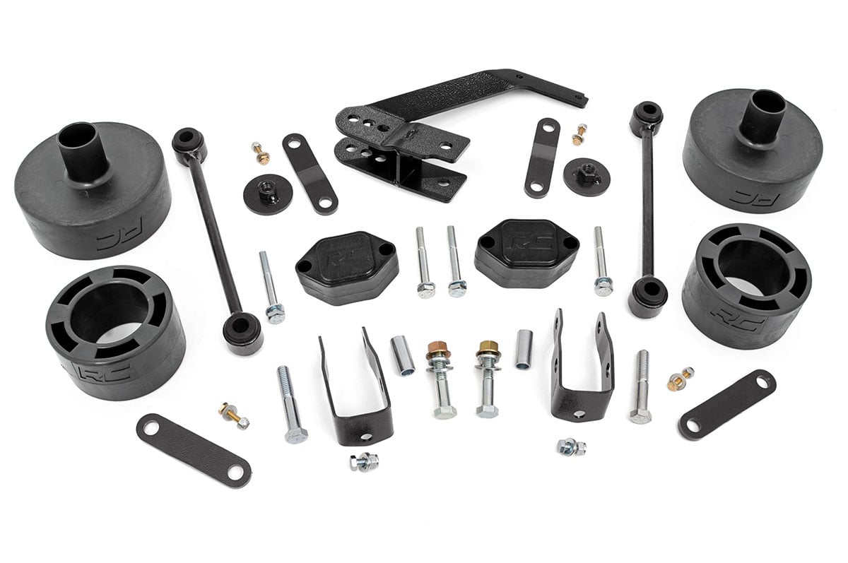 Rough Country 2.5-Inch Lift Kit for Jeep Wrangler 4WD/RWD