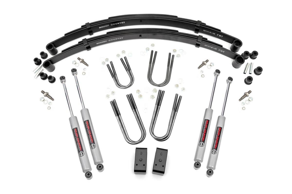 Rough Country 3-Inch Lift Kit with N3 Shocks for Jeep Wagoneer & J-Series 4WD