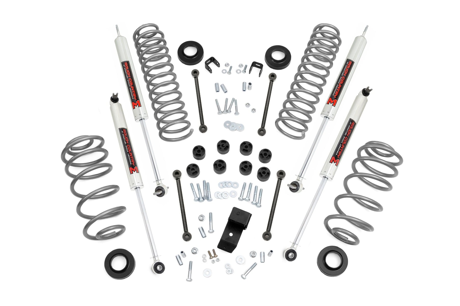 3.25-Inch Lift Kit for Jeep Wrangler TJ 4WD, 6-Cylinder — Rough Country 64240