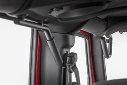 Front and Rear Steel Grab Handles for 2007–2017 Jeep Wrangler, view 5, Rough Country 6503
