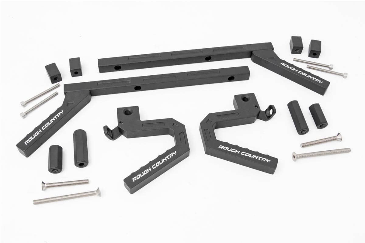 Rough Country Front and Rear Grab Handle Set for 2007–2017 Jeep Wrangler