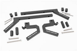 Front and Rear Grab Handle Set for 2007–2017 Jeep Wrangler, Rough Country 6509