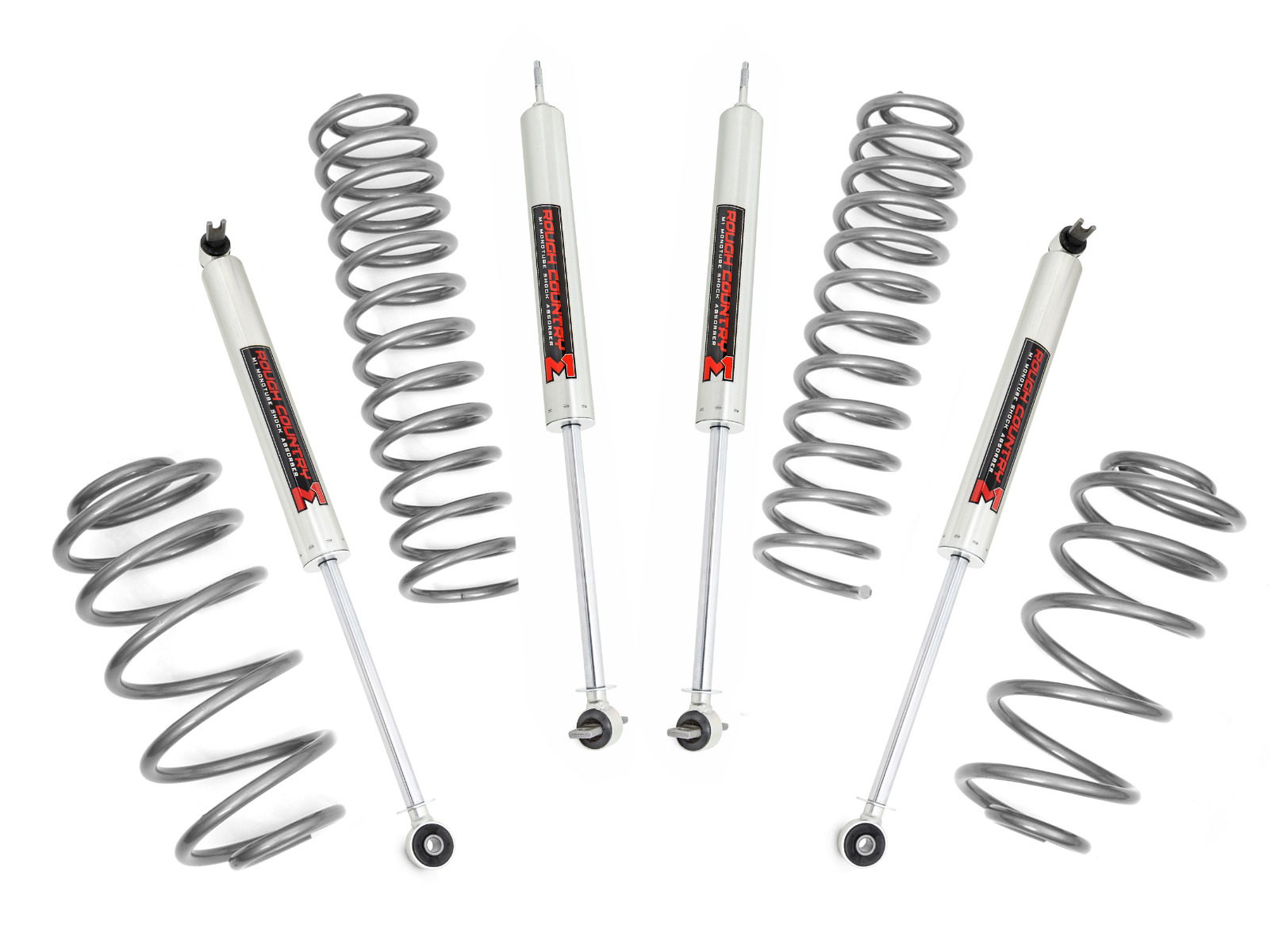 2.5-Inch Lift Kit for Jeep Wrangler TJ 4WD, 4-Cylinder — Rough Country 65240