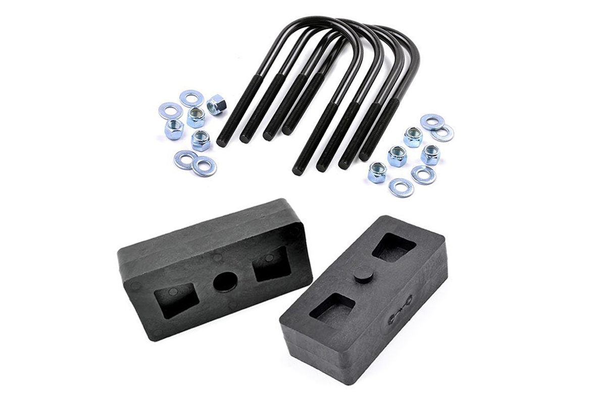 Rough Country 1-Inch Block and U-Bolt Kit for Ford F-150