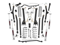 6-Inch Lift Kit with N3 Shocks for Jeep Wrangler TJ 4WD (1997–2006) dimension diagram, Rough Country 65922