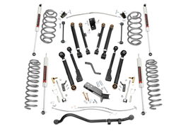 4-Inch Lift Kit with M1 Shocks for 1997–2006 Jeep Wrangler 4WD, Rough Country 66140