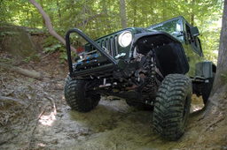 4-Inch Lift Kit with V2 Shocks for 1997–2006 Jeep Wrangler 4WD — Part 66171, view 4, Rough Country