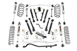 4-Inch Lift Kit with V2 Shocks for 1997–2006 Jeep Wrangler 4WD — Part 66171 dimension diagram, Rough Country