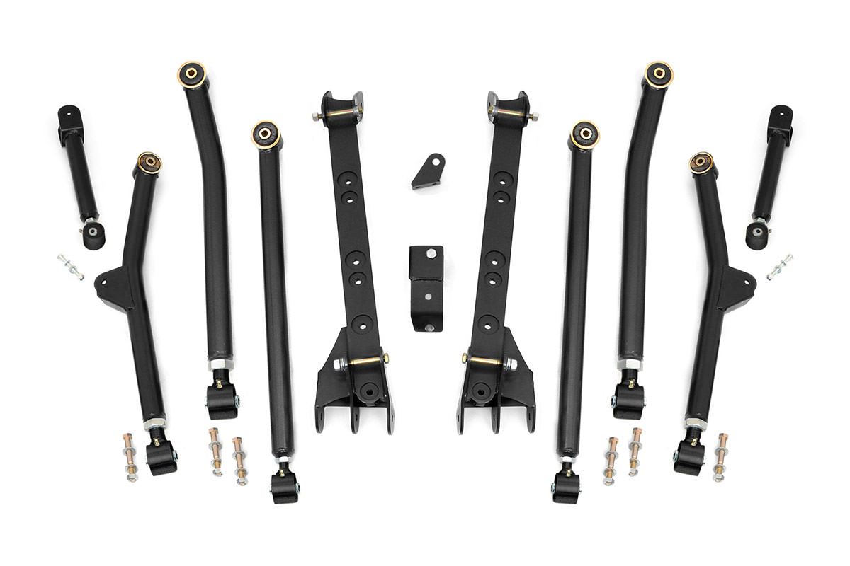 Rough Country Long Arm Upgrade Kit for Jeep Wrangler 4WD
