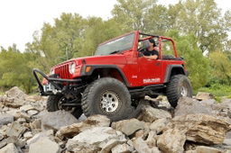 4-Inch Lift Kit with N3 Shocks for 1997–2006 Jeep Wrangler TJ 4WD with N3 Rear Shocks, view 2, Rough Country 66330