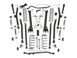 4-Inch Lift Kit with V2 Shocks for 1997–2006 Jeep Wrangler 4WD, Part 66370, Rough Country
