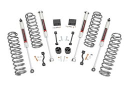 2.5-Inch Lift Kit with M1 Shocks for 2018–2023 Jeep Wrangler 4WD, Rough Country 66640