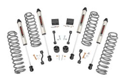 2.5-Inch Lift Kit with V2 Shocks for 2018–2023 Jeep Wrangler 4WD, Rough Country 66670