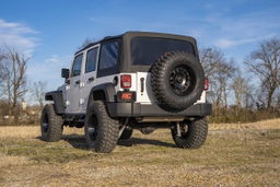 3.25-Inch Lift Kit with V2 Shocks for Jeep Wrangler Unlimited, view 4, Rough Country 66970