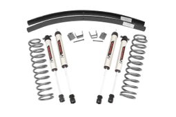3-Inch Lift Kit with V2 Monotube Shocks for 1984–2001 Jeep Cherokee — Part 67070, view 2, Rough Country