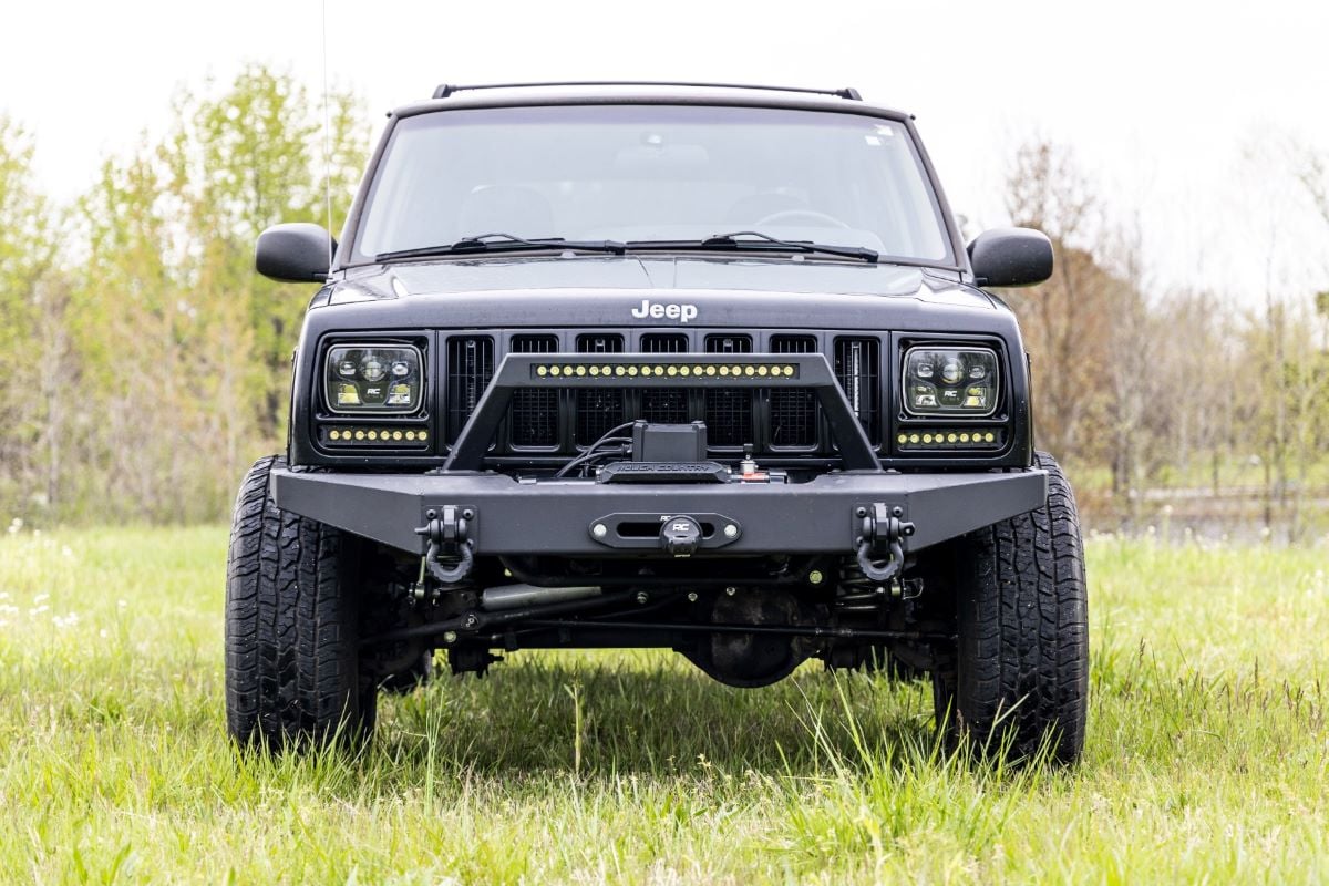 3-Inch Lift Kit with V2 Monotube Shocks for 1984–2001 Jeep Cherokee — Part 67070, Rough Country