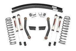 3-Inch Lift Kit with V2 Monotube Shocks for 1984–2001 Jeep Cherokee — Part 670X70, Rough Country
