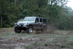 4-Inch Lift Kit with M1 Shocks for 2007–2017 Jeep Wrangler 4WD, view 3, Rough Country 67340