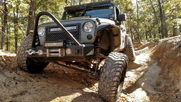 4-Inch Lift Kit with V2 Shocks for Wrangler Unlimited (2007–2017), view 4, Rough Country 67470
