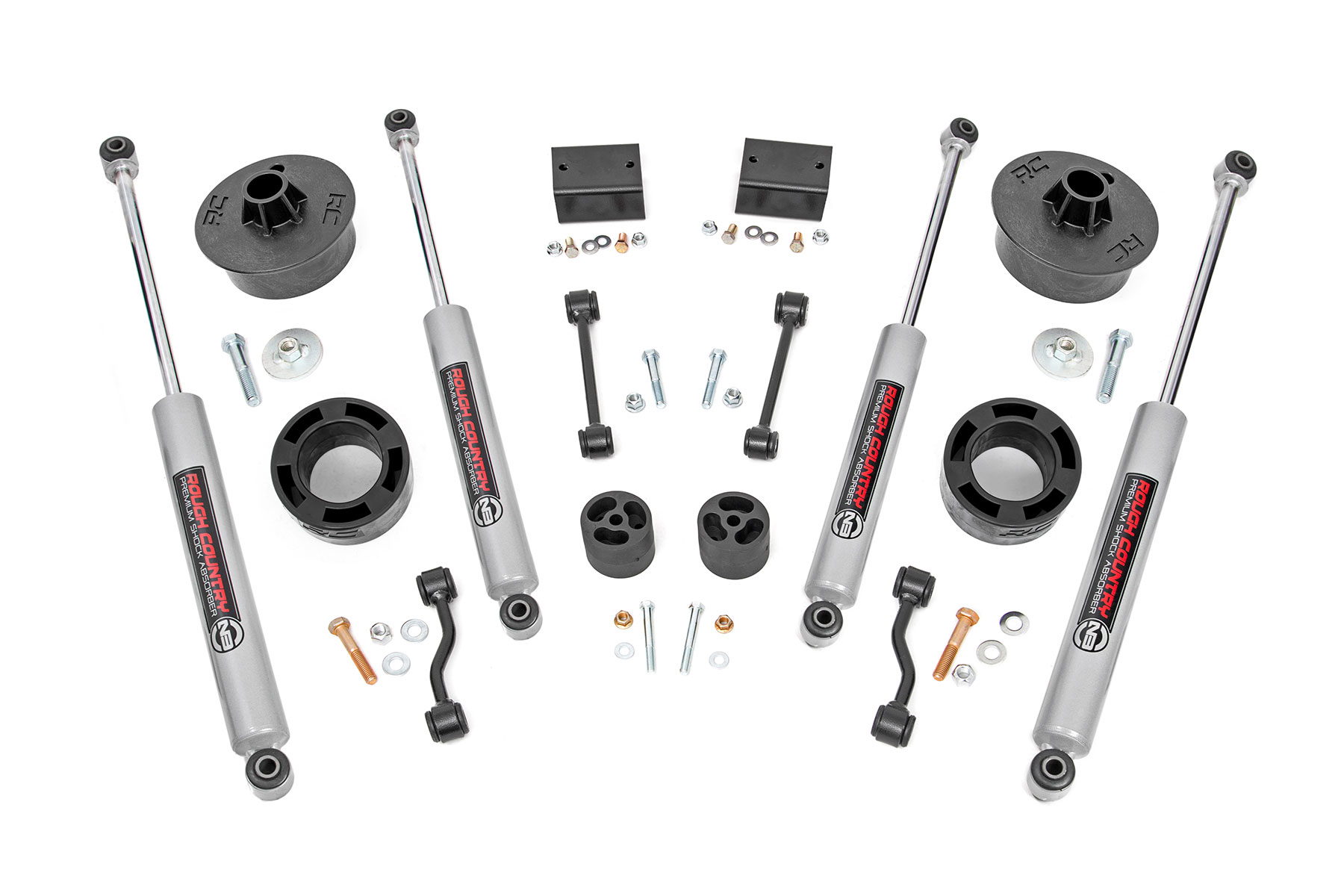 Rough Country 2.5-Inch Lift Kit for 2018–2023 Jeep Wrangler 4WD
