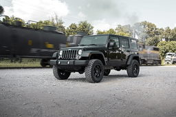 2.5-Inch Lift Kit with M1 Shocks for 2007-2017 Jeep Wrangler JK, view 2, Rough Country 67940