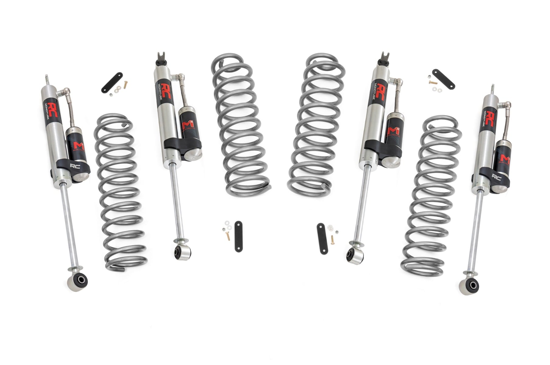 Rough Country 2.5-Inch Lift Kit with M1R Shocks for Jeep Wrangler JK
