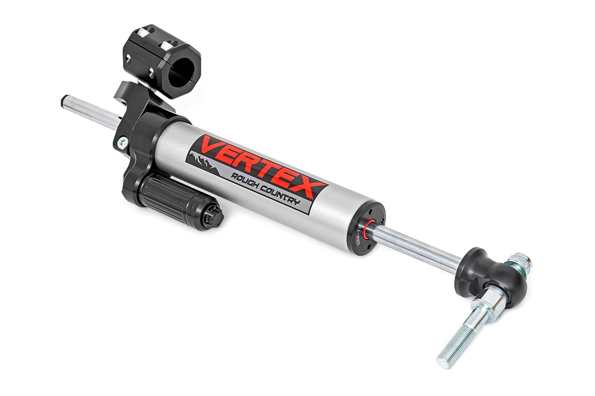 Rough Country Vertex Steering Stabilizer for Jeep Wrangler