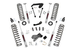 4-Inch Lift Kit with N3 Shocks for 2007–2017 Jeep Wrangler Unlimited — Part 68130, Rough Country