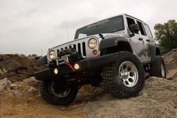 4-Inch Lift Kit with M1R Shocks for 2007–2017 Jeep Wrangler Unlimited — Part 68144, view 3, Rough Country