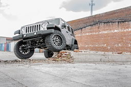 4-Inch Lift Kit with M1R Shocks for 2007–2017 Jeep Wrangler Unlimited — Part 68144, view 4, Rough Country