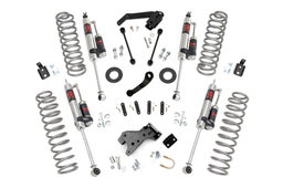 4-Inch Lift Kit with M1R Shocks for 2007–2017 Jeep Wrangler Unlimited — Part 68144, Rough Country