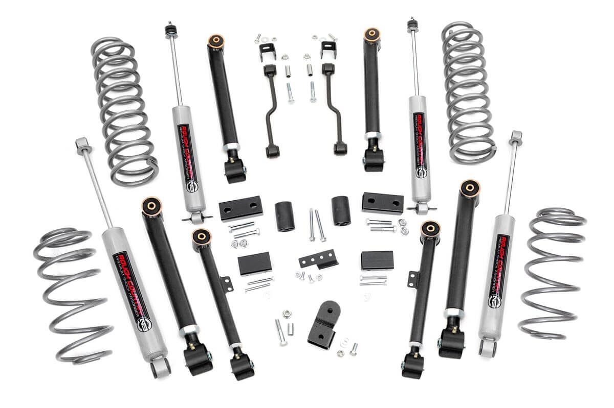 Rough Country 4-Inch Lift Kit with N3 Shocks for 1993–1998 Jeep Grand Cherokee ZJ