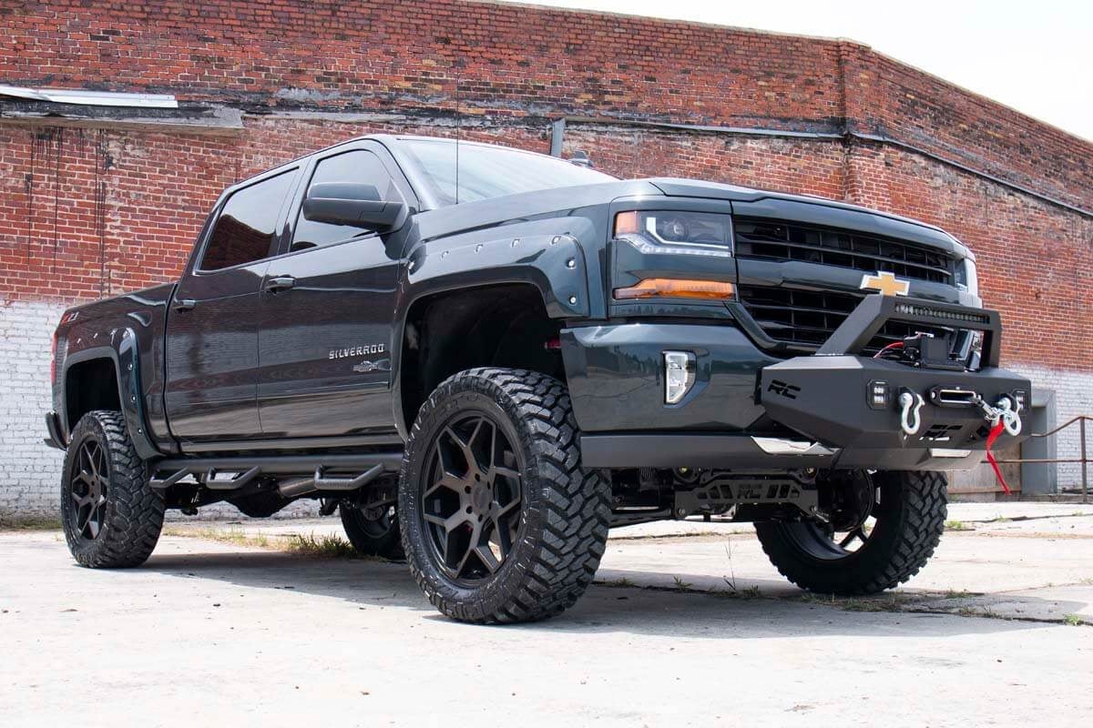 Rough Country Vertex 2.5 Adjustable Coilovers for Chevy Silverado 1500