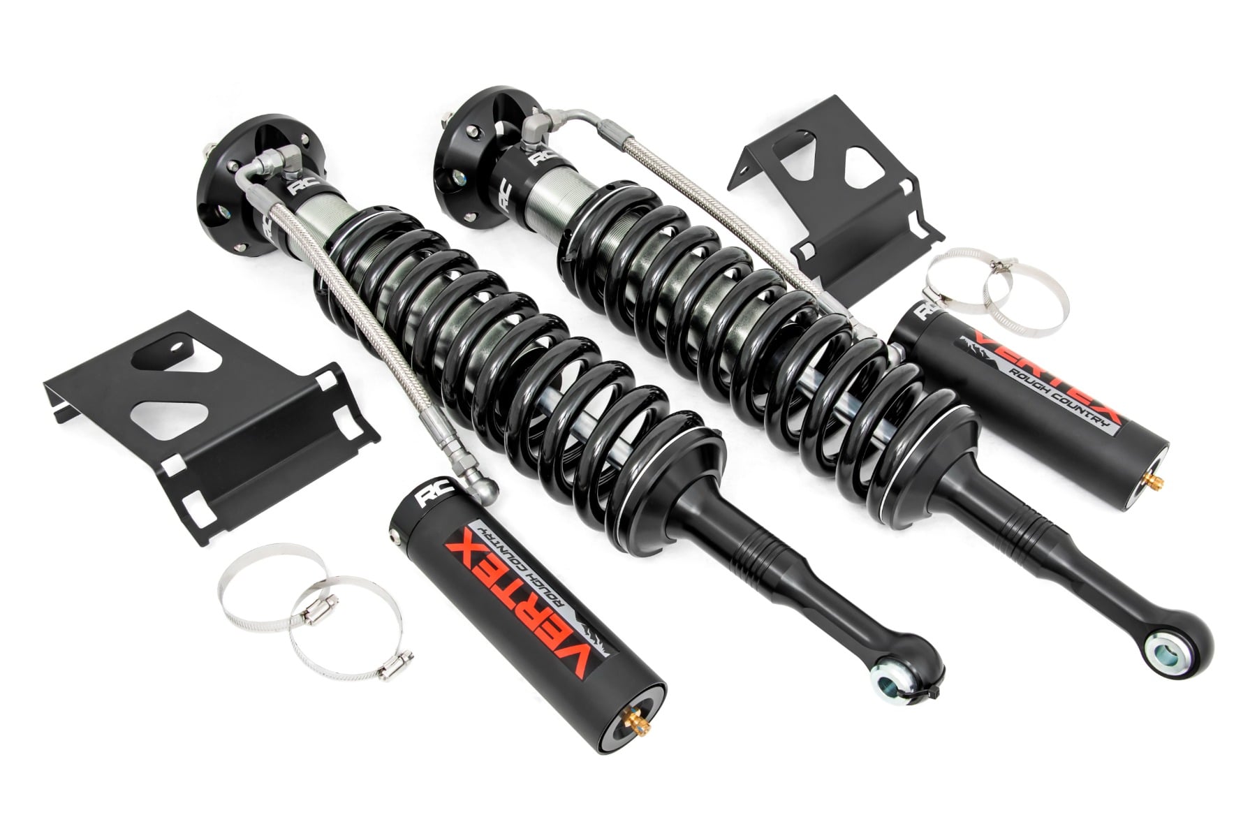 Rough Country Vertex 2.5 Adjustable Front Coilovers for Toyota Tacoma
