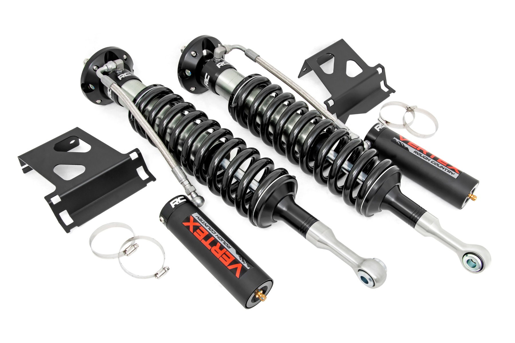 Rough Country Vertex 2.5 Adjustable Front Coilovers for Tundra 4WD