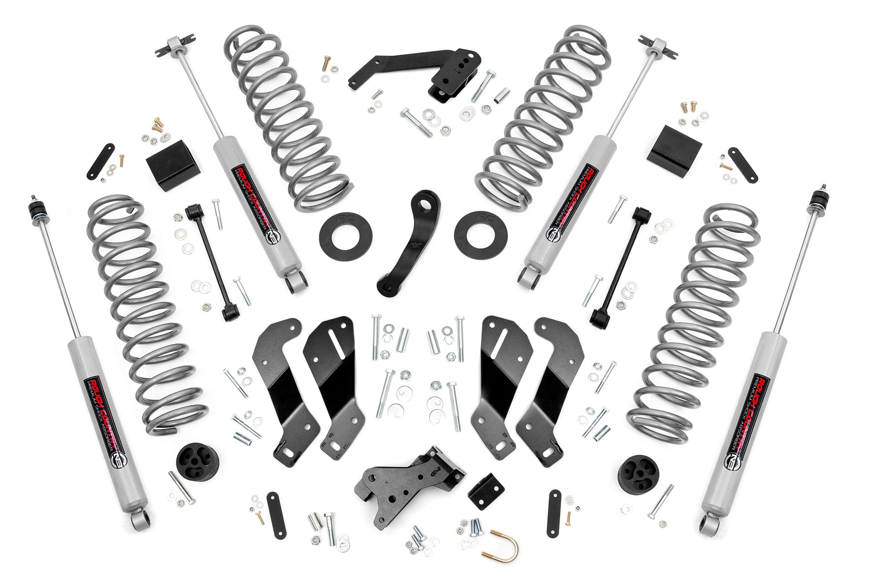 Rough Country 3.5-Inch Lift Kit for Jeep Wrangler JK 4WD