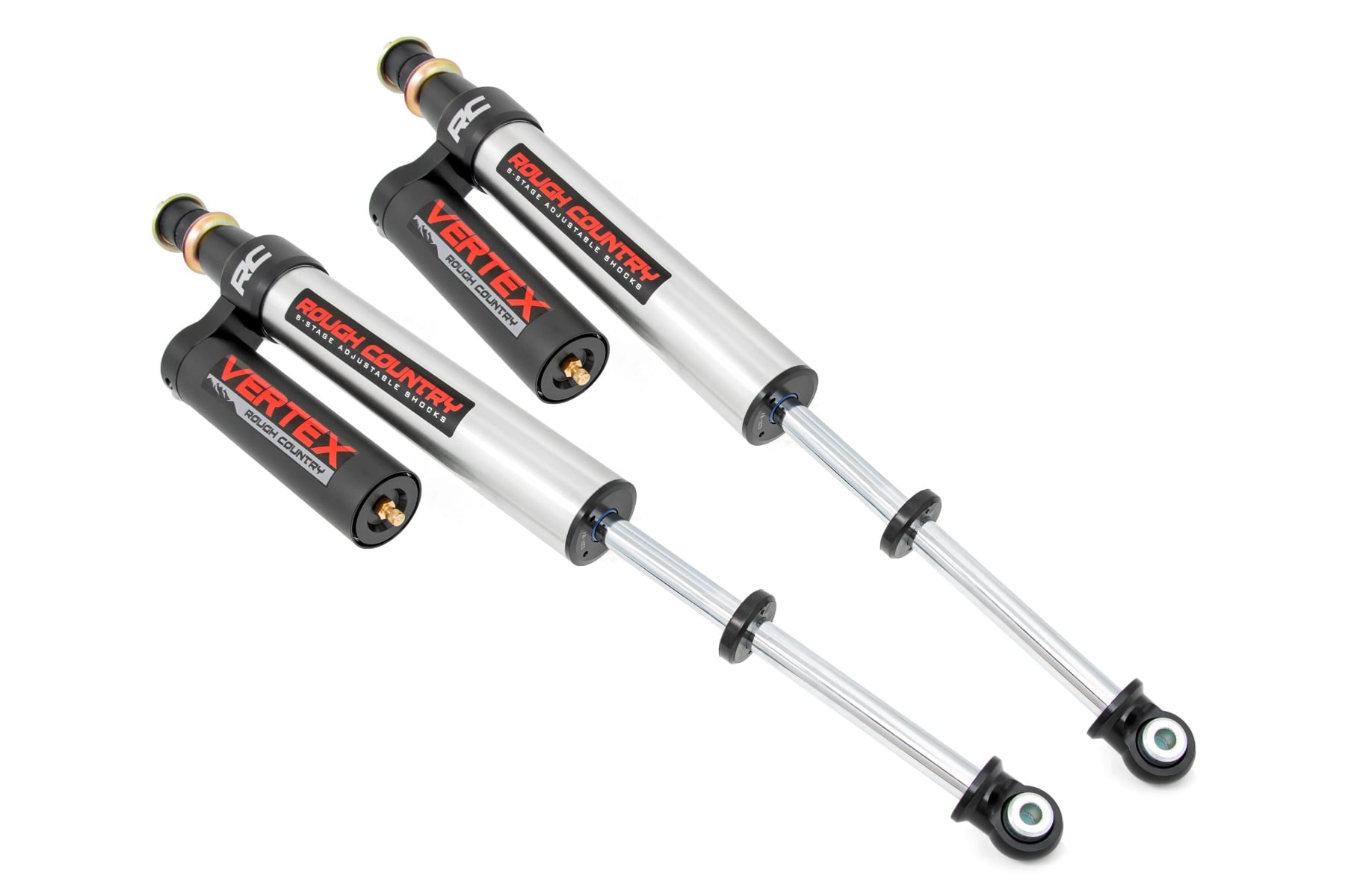 Rough Country Vertex 2.5 Adjustable Rear Shocks for 2022-2025 Toyota Tundra