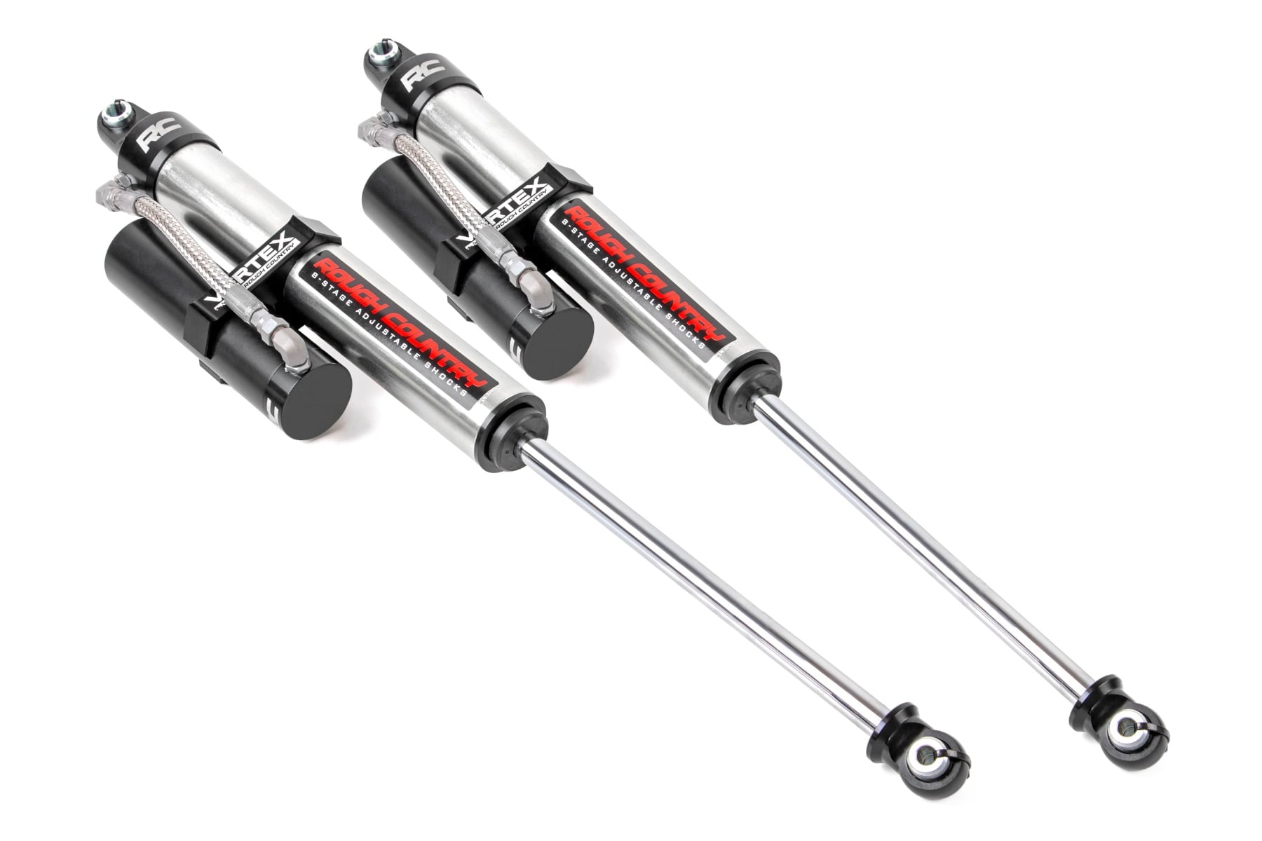 Rough Country Vertex 2.5 Remote Reservoir Rear Shocks for F-250 Super Duty 4WD