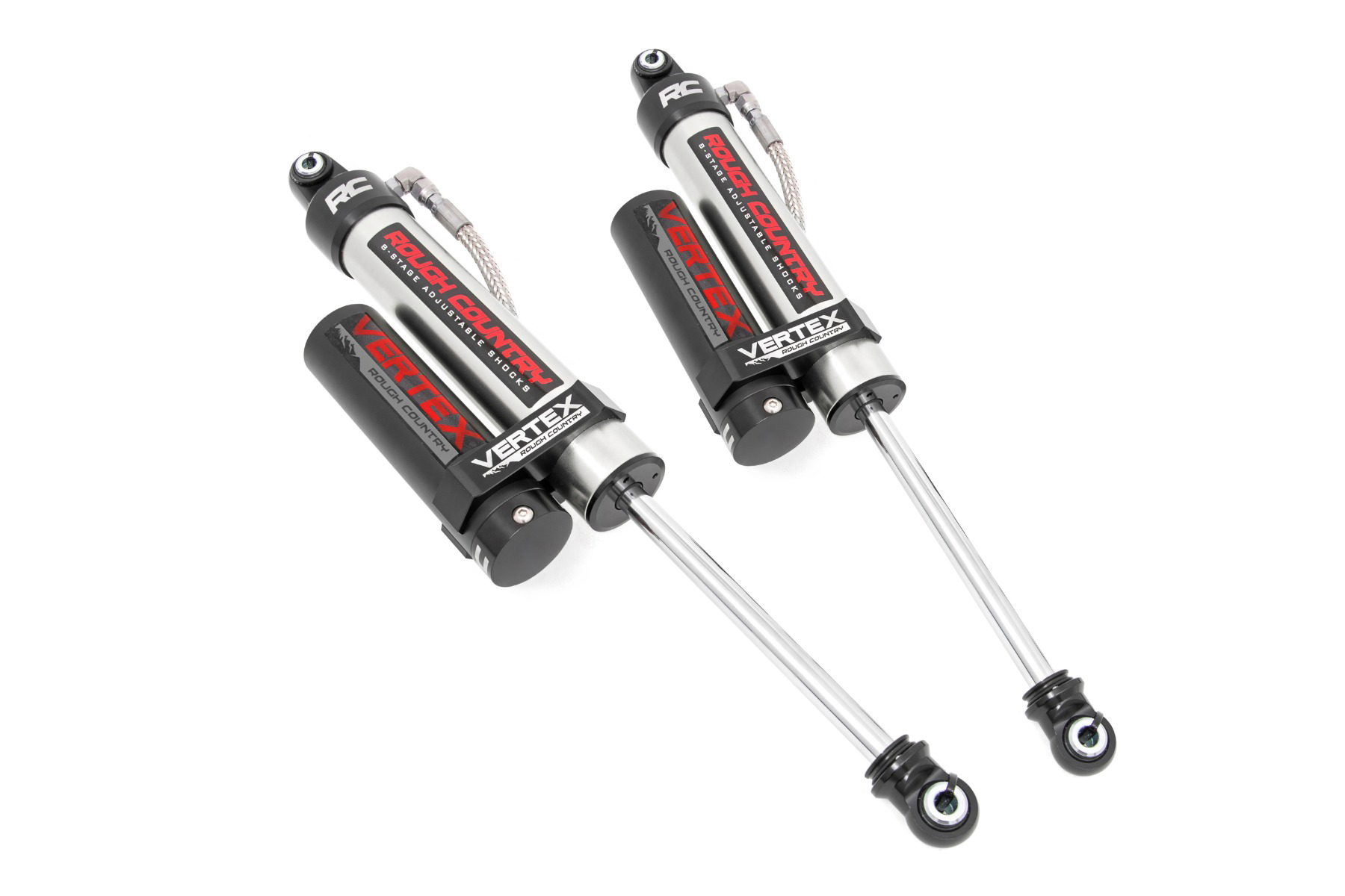 Rough Country Vertex 2.5 Adjustable Rear Shocks for Ram 1500 4WD