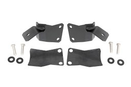 Lower Windshield LED Light Mounts for Jeep Wrangler 4WD (1997-2006), view 2, Rough Country 70046