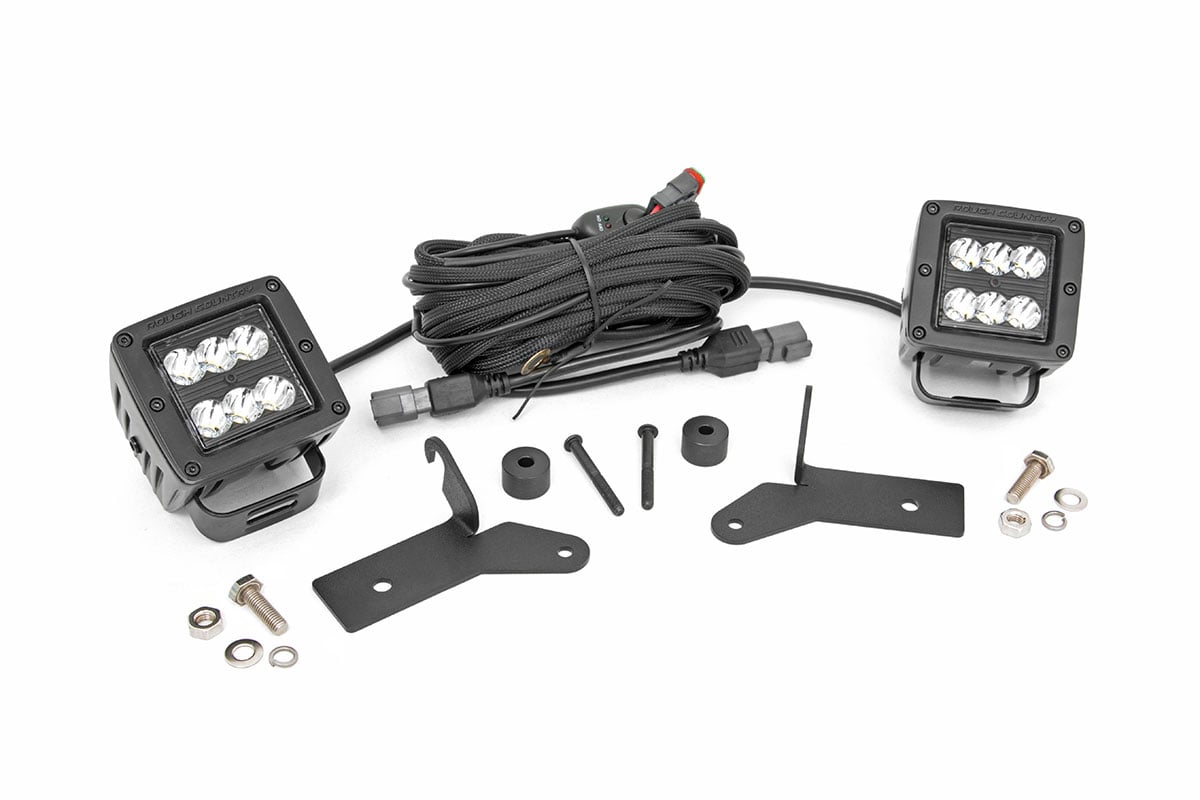 Rough Country Ditch Light Kit for Jeep Wrangler 4WD