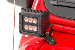 Amber DRL Ditch Light Kit for Jeep Wrangler (2018-2025), view 2, Rough Country 70052DRLA