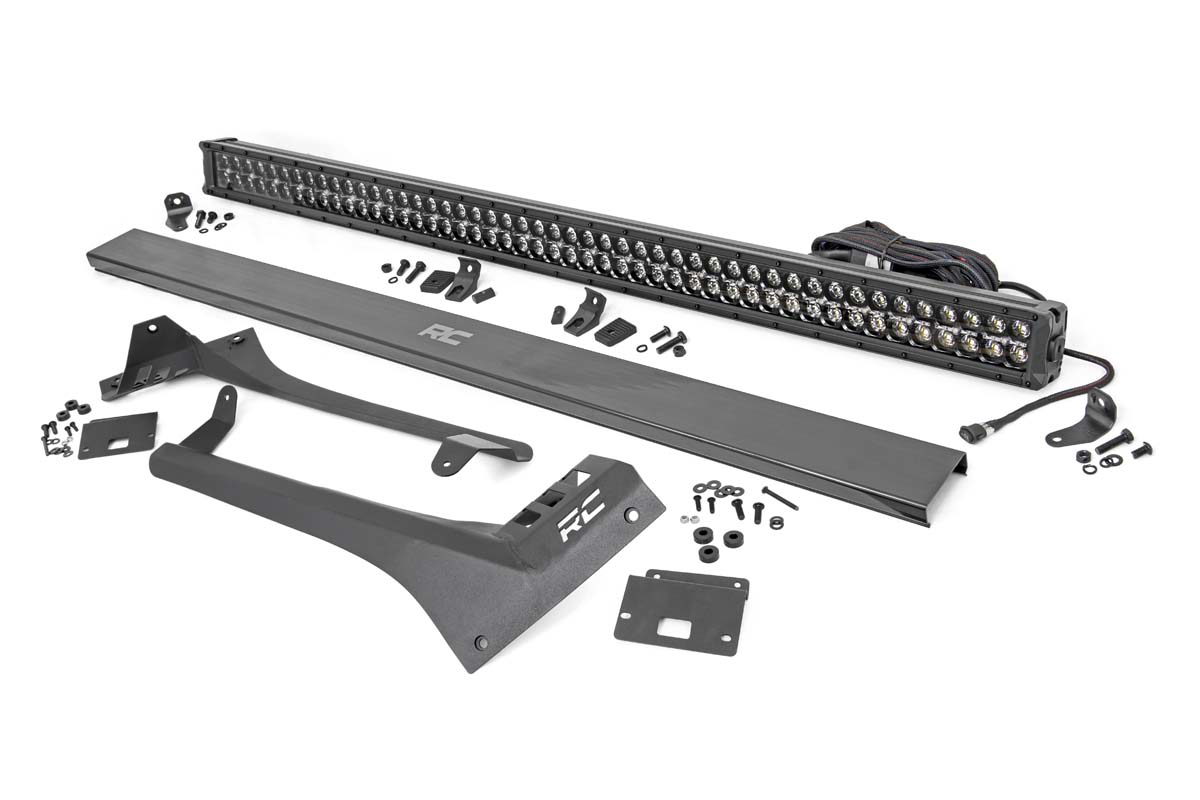 Rough Country 50 Inch Dual Row DRL Light Bar Kit for Jeep Wrangler