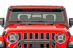 50 in. LED Light Bar Kit for Jeep Wrangler and Gladiator, view 6 — Rough Country 70068
