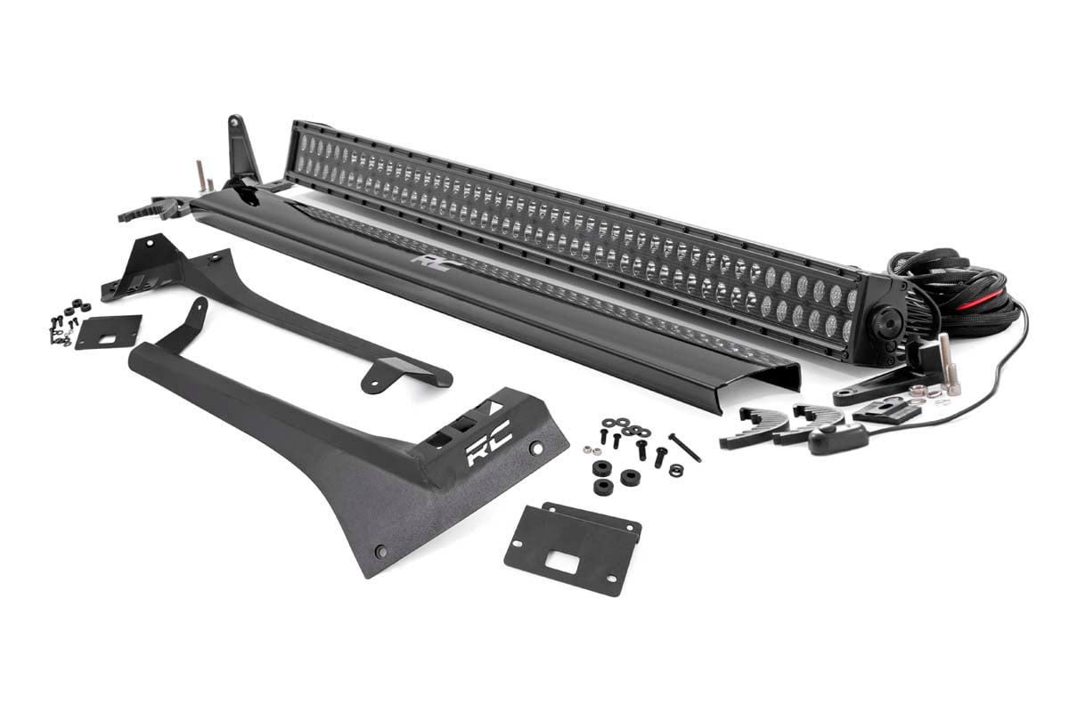 Rough Country 50 Inch Dual Row LED Light Bar Kit for Jeep Wrangler