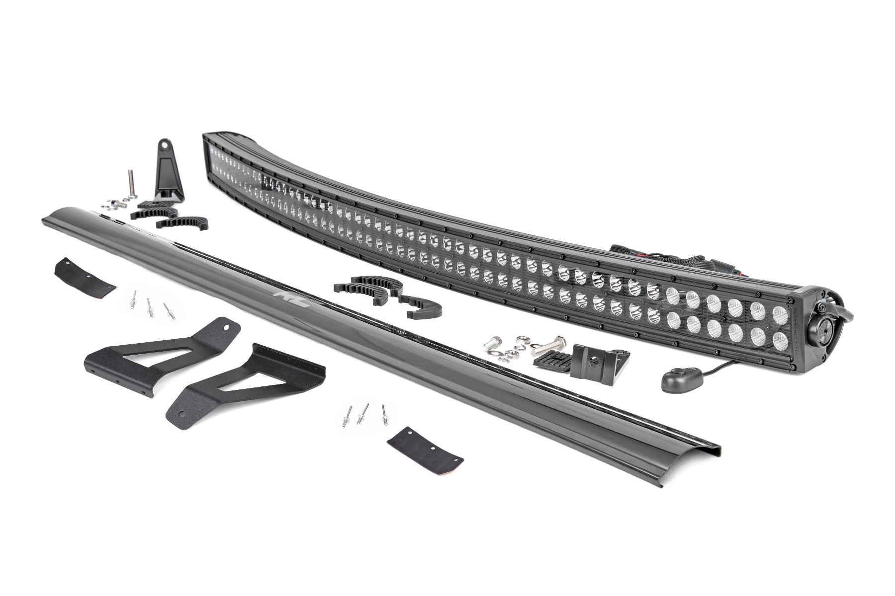 Rough Country 50-Inch Curved LED Light Bar Kit for Jeep Cherokee XJ