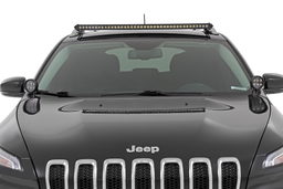 2-Inch Black Series Ditch Light Kit for 2014-2021 Jeep Cherokee, view 3, Rough Country 70078