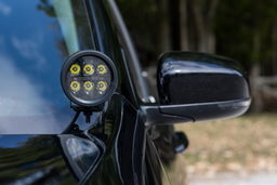 2-Inch Black Series Ditch Light Kit for 2014-2021 Jeep Cherokee, view 6, Rough Country 70078