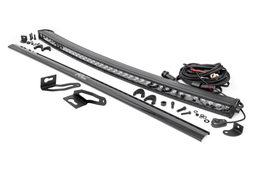 40-Inch Black Series Curved LED Light Bar Roof Kit for Jeep Cherokee, view 4, Rough Country 70086