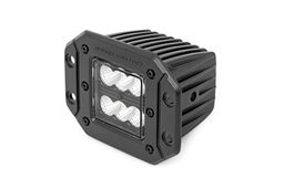 2-Inch Black Series LED Light Pods: Flood Beam, view 2, Rough Country 70113BL